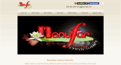 Desktop Screenshot of nenufarcreaciones.com